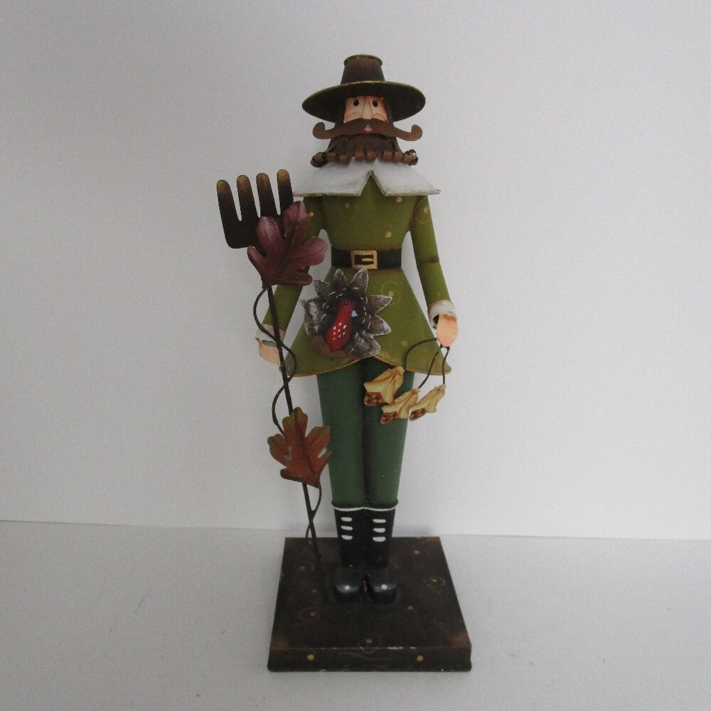 metal tabletop pilgrim decoration